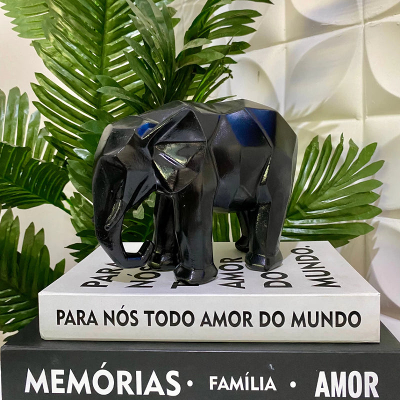 Escultura Elefante Moderno Geométrico