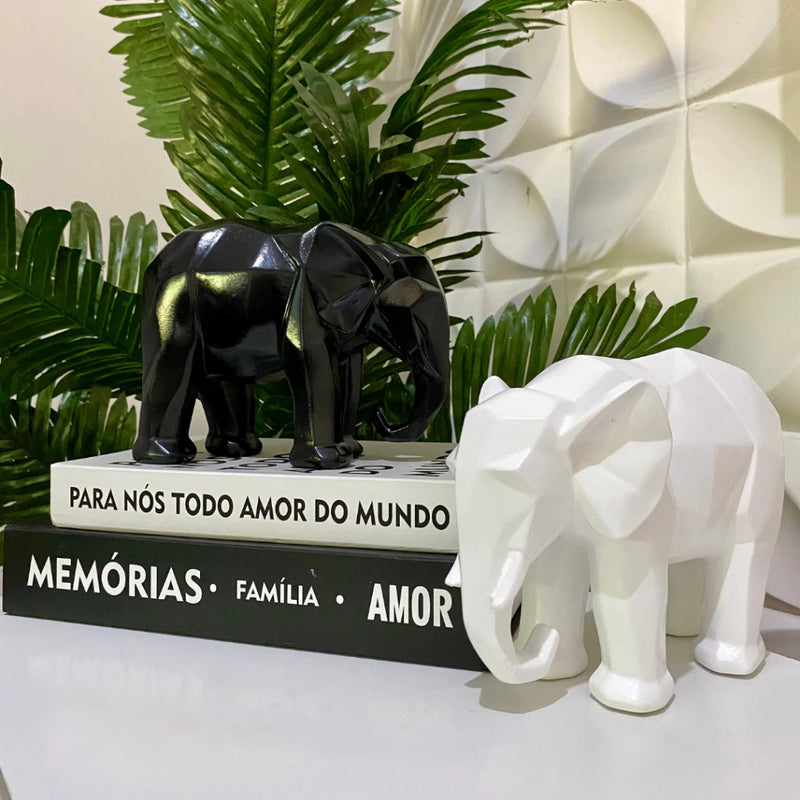 Escultura Elefante Moderno Geométrico